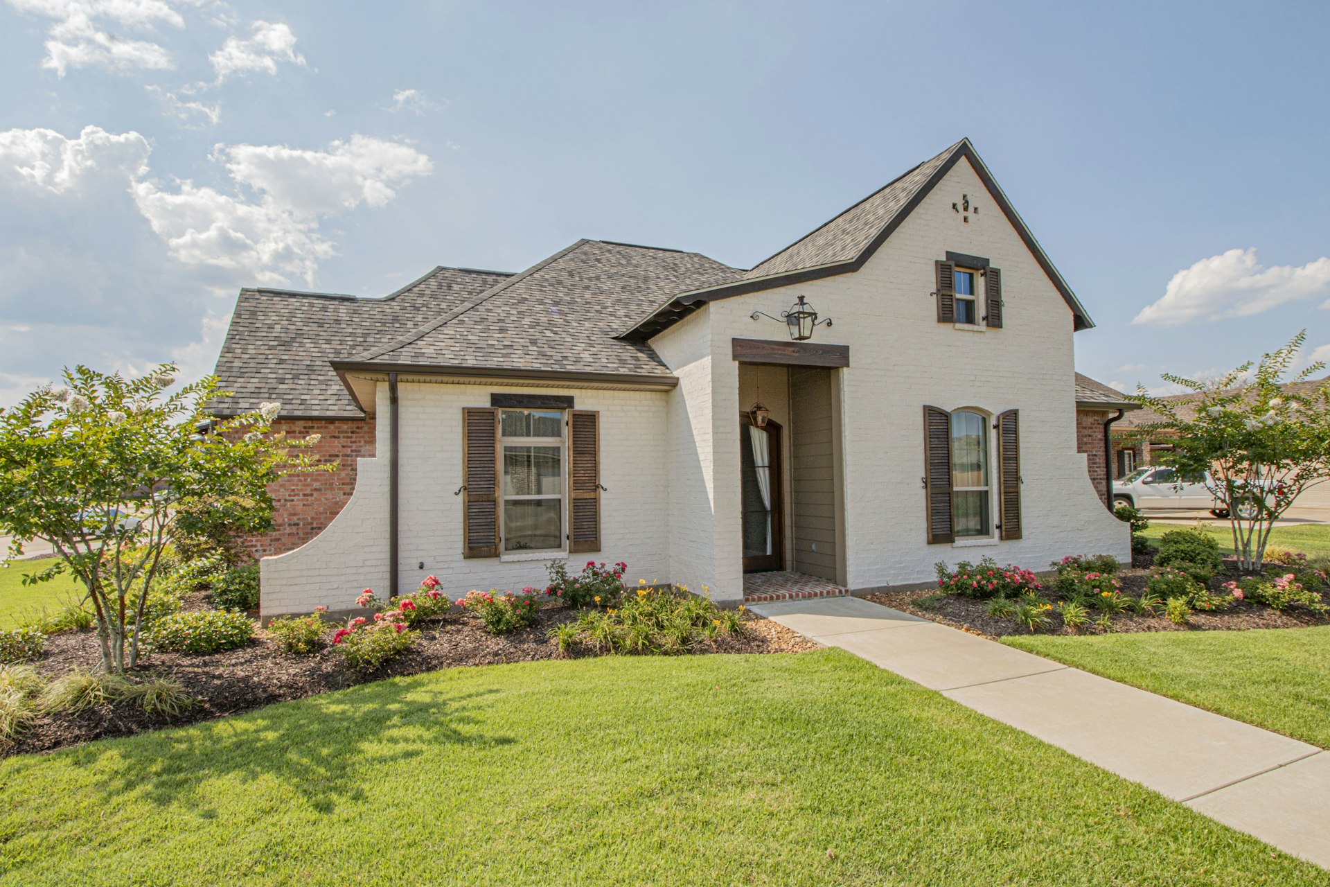 Suburban residential neighborhood